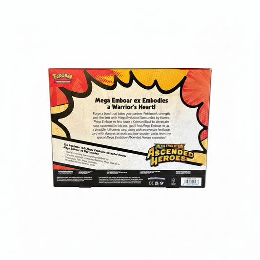 Pokemon TCG - Mega Evolution Ascended Heroes Mega Emboar EX Box