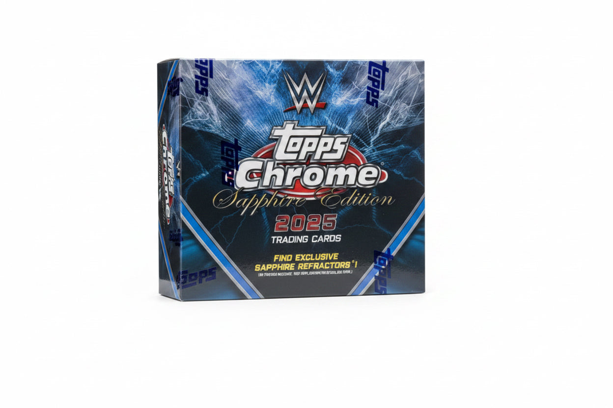 2025 Topps Chrome WWE Sapphire Edition Hobby Box