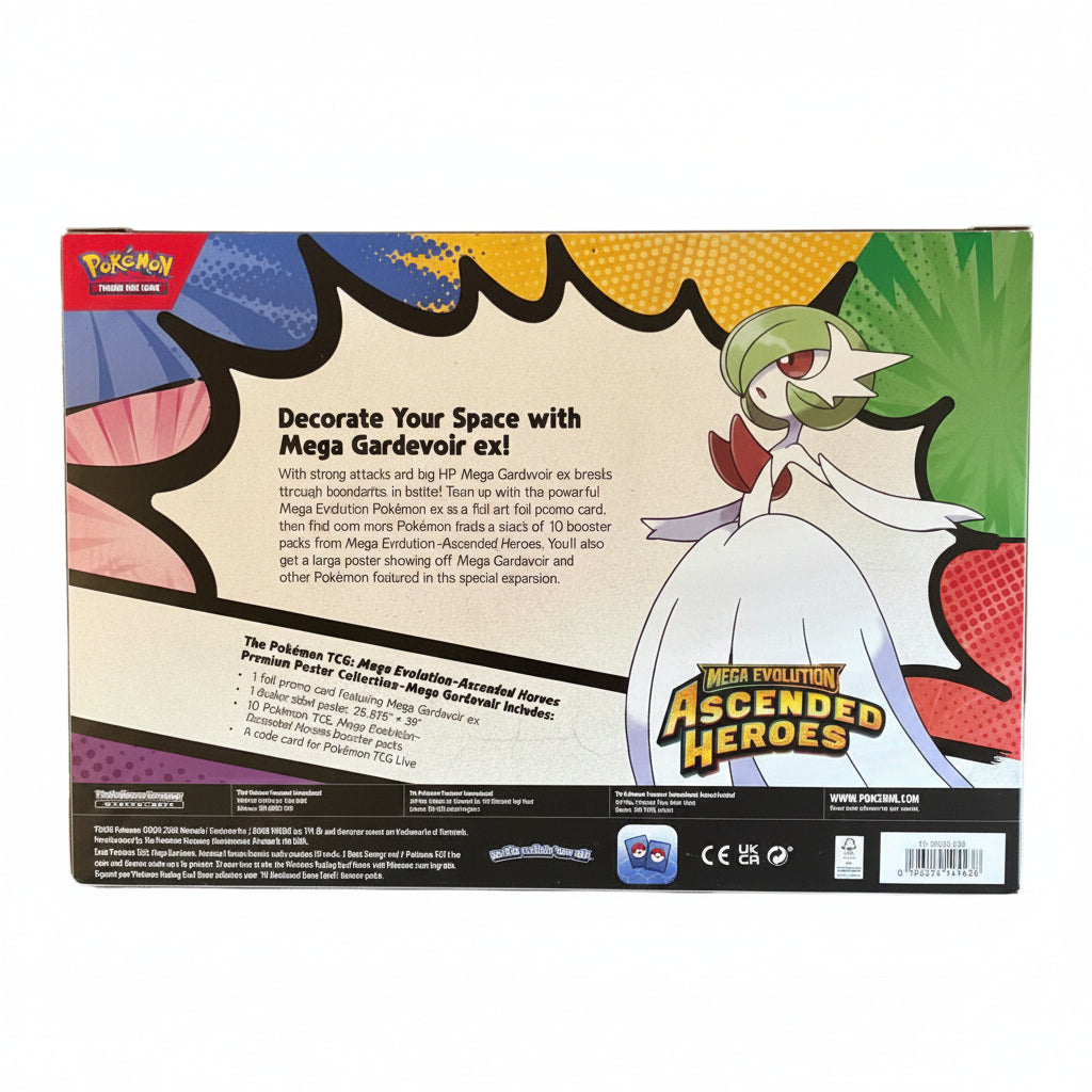 Pokémon: Ascended Heroes Premium Poster Collection: Mega Gardevoir EX