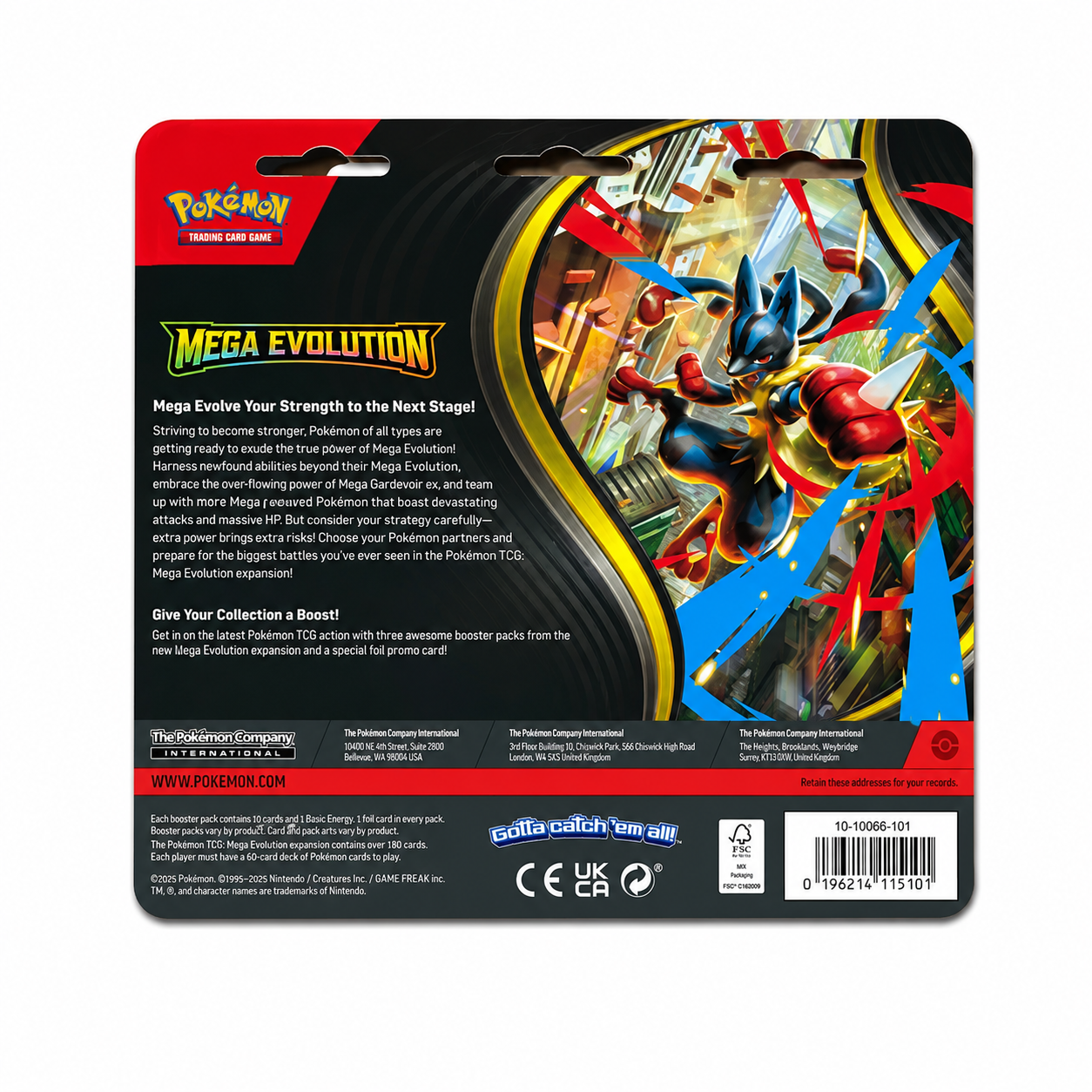 Pokemon TCG Mega Evolution Triple Blister Pack/3 Pack Blister - Golduck - Sealed