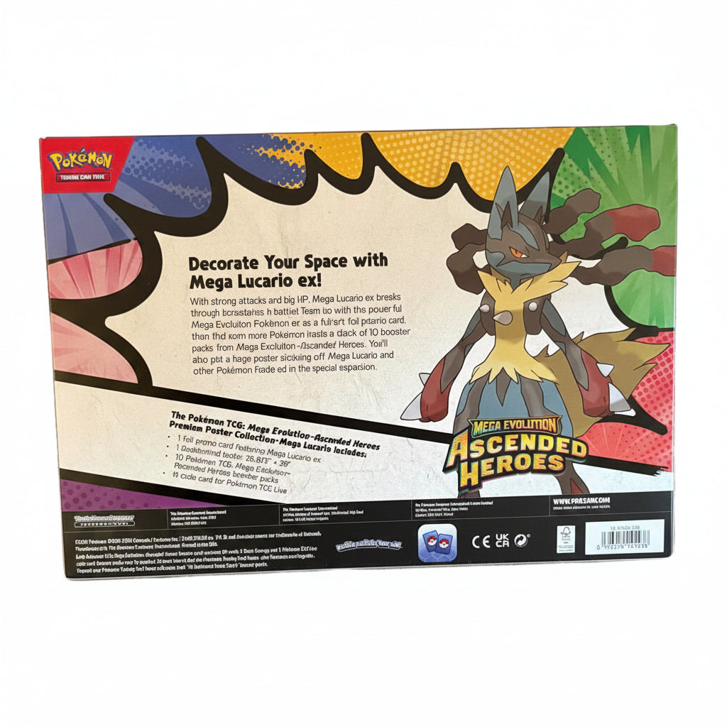 Pokémon: Ascended Heroes Premium Poster Collection: Mega Lucario EX