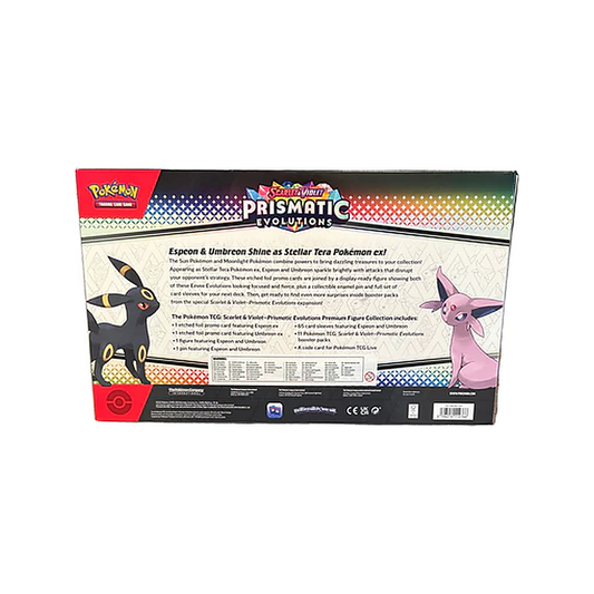 Pokemon Prismatic Evolution Figure Collection Box
