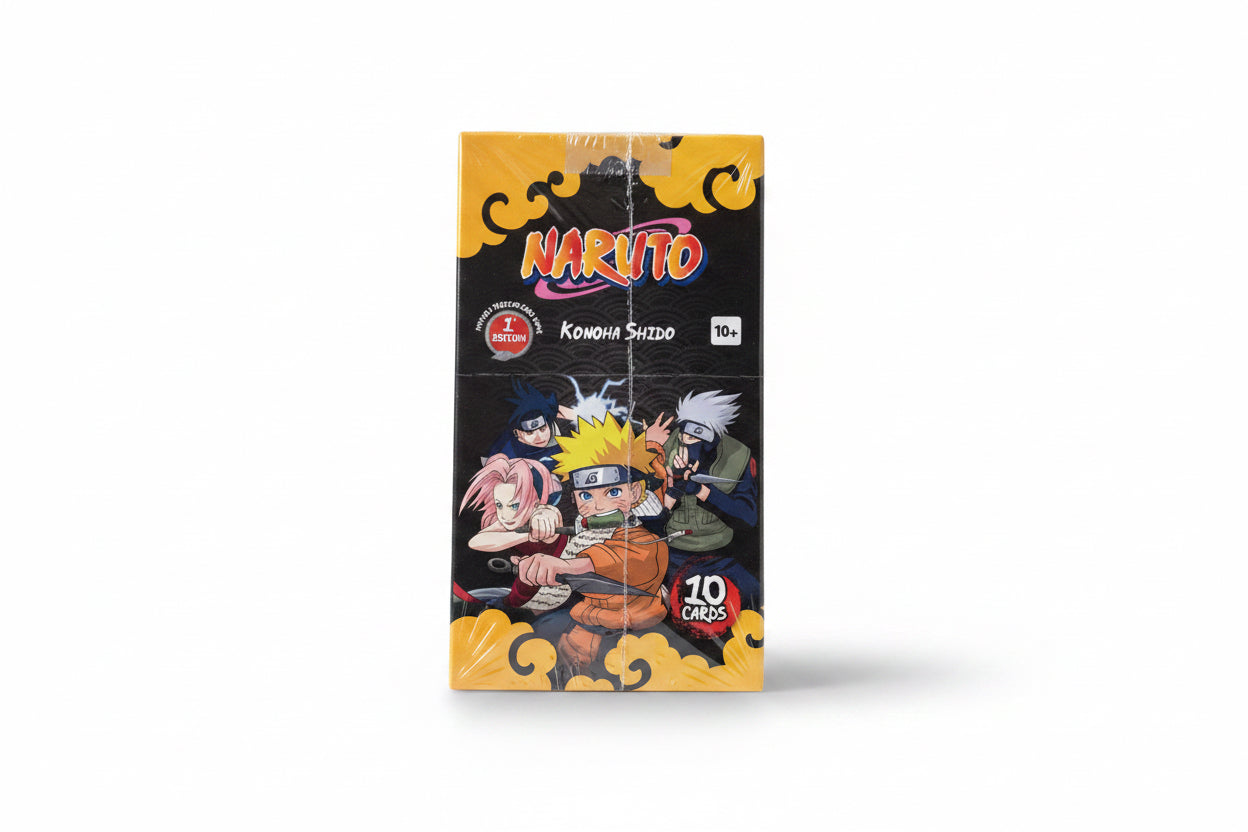 Naruto Mythos TCG Trading Cards - Sealed Booster Box (24 Packs) - 1ST EDITION