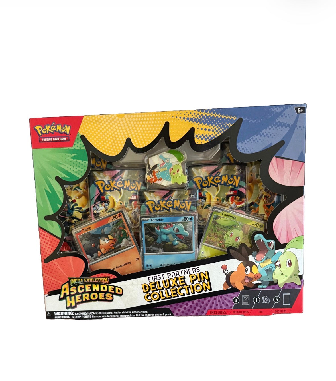 Pokémon TCG: Ascended Heroes First Partners Deluxe Pin Collection