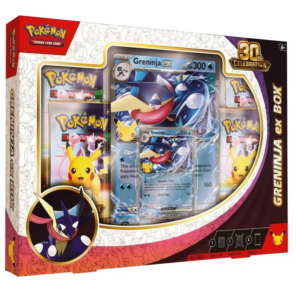 Pokemon 30th Celebration EX Box Greninja (Presale)