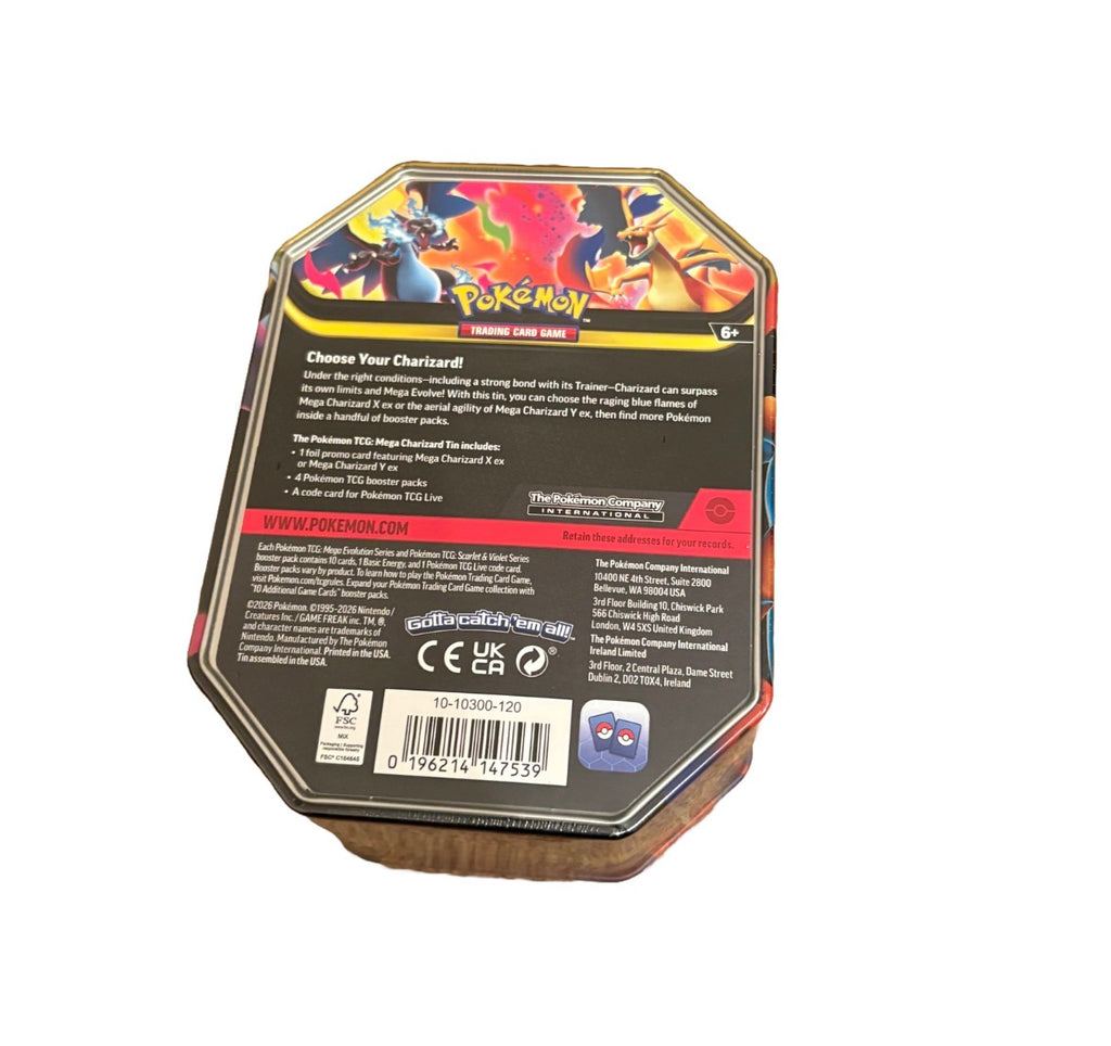 Pokemon TCG: Mega Charizard EX Y Tin