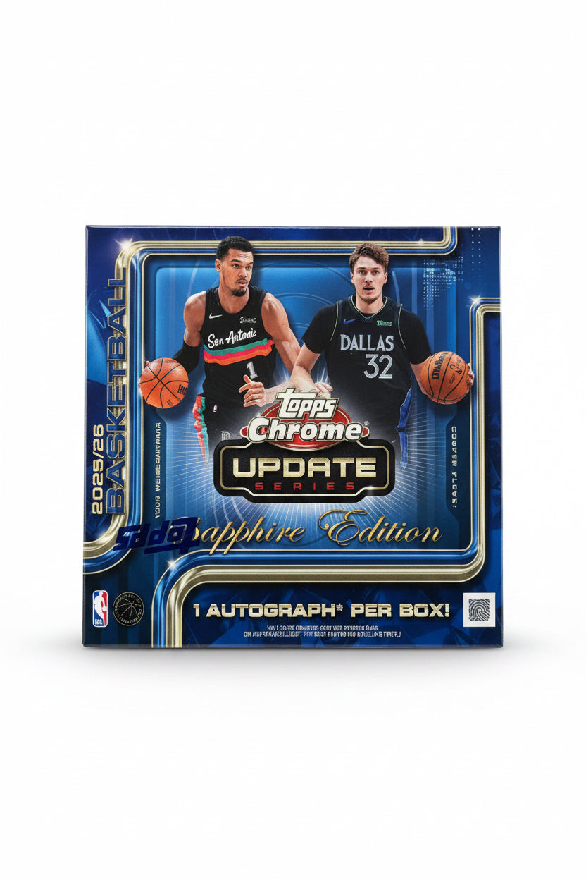 2025-26 Topps Chrome Updates Basketball Sapphire Edition Hobby Box