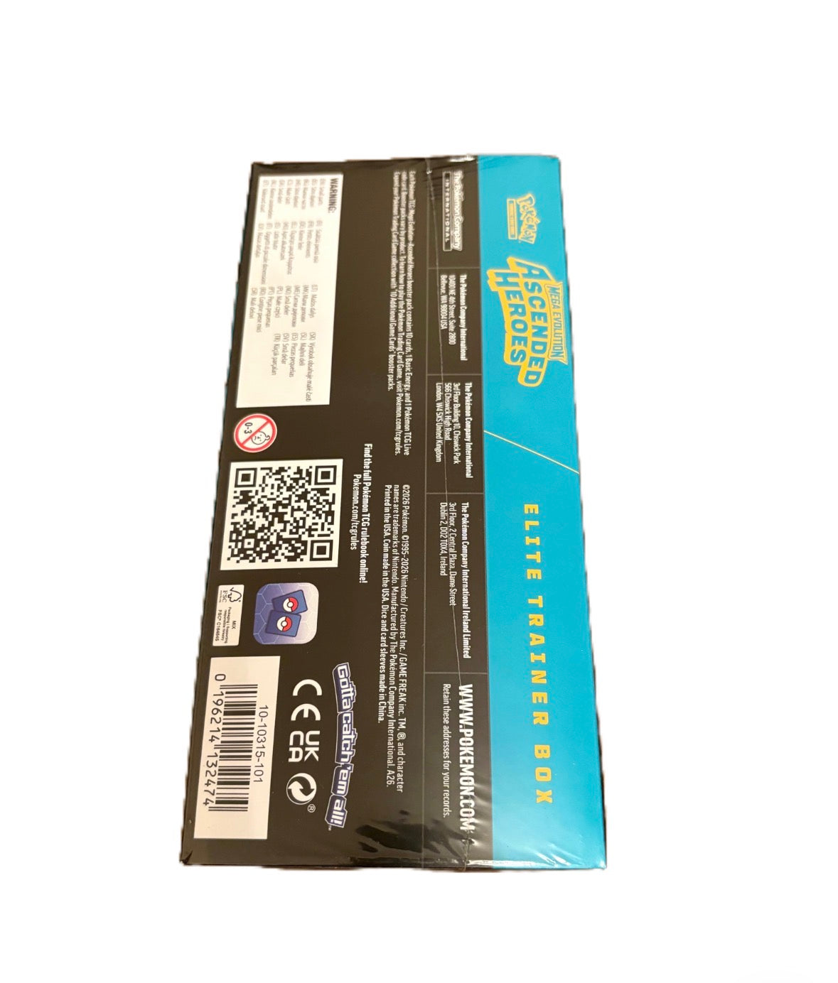 Pokemon TCG: Mega Evolutions Ascended Heroes - Elite Trainer Box (ETB)
