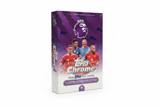 Topps Chrome 2026 Premier League Hobby Box