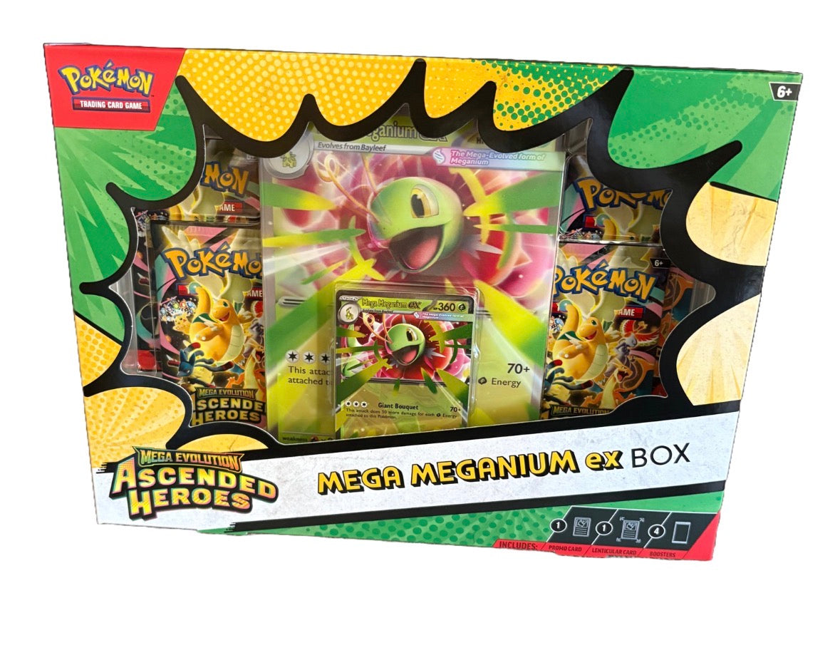 Pokemon TCG - Mega Evolution Ascended Heroes Mega Meganium EX Box