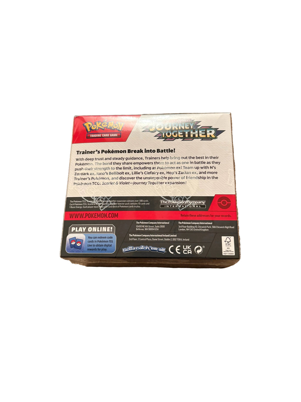 Pokemon TCG: Journey Together Booster Box