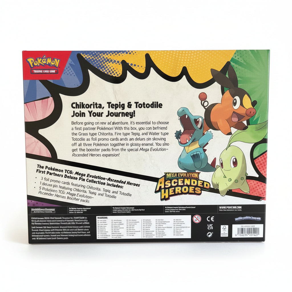 Pokémon TCG: Ascended Heroes First Partners Deluxe Pin Collection