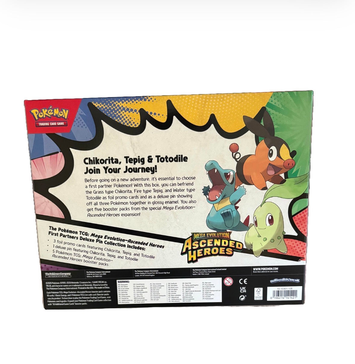 Pokémon TCG: Ascended Heroes First Partners Deluxe Pin Collection