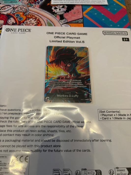 ONE X Limited Edition Vol.5
Playmat One Piece TCG Card
Game English
