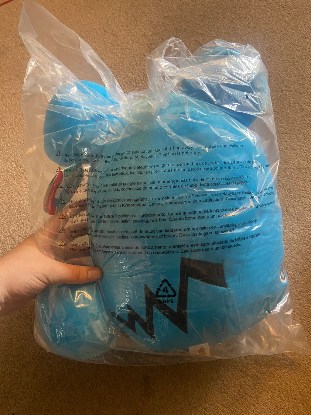 Pokemon Center Marill Squishmallows Plush 12 Inch