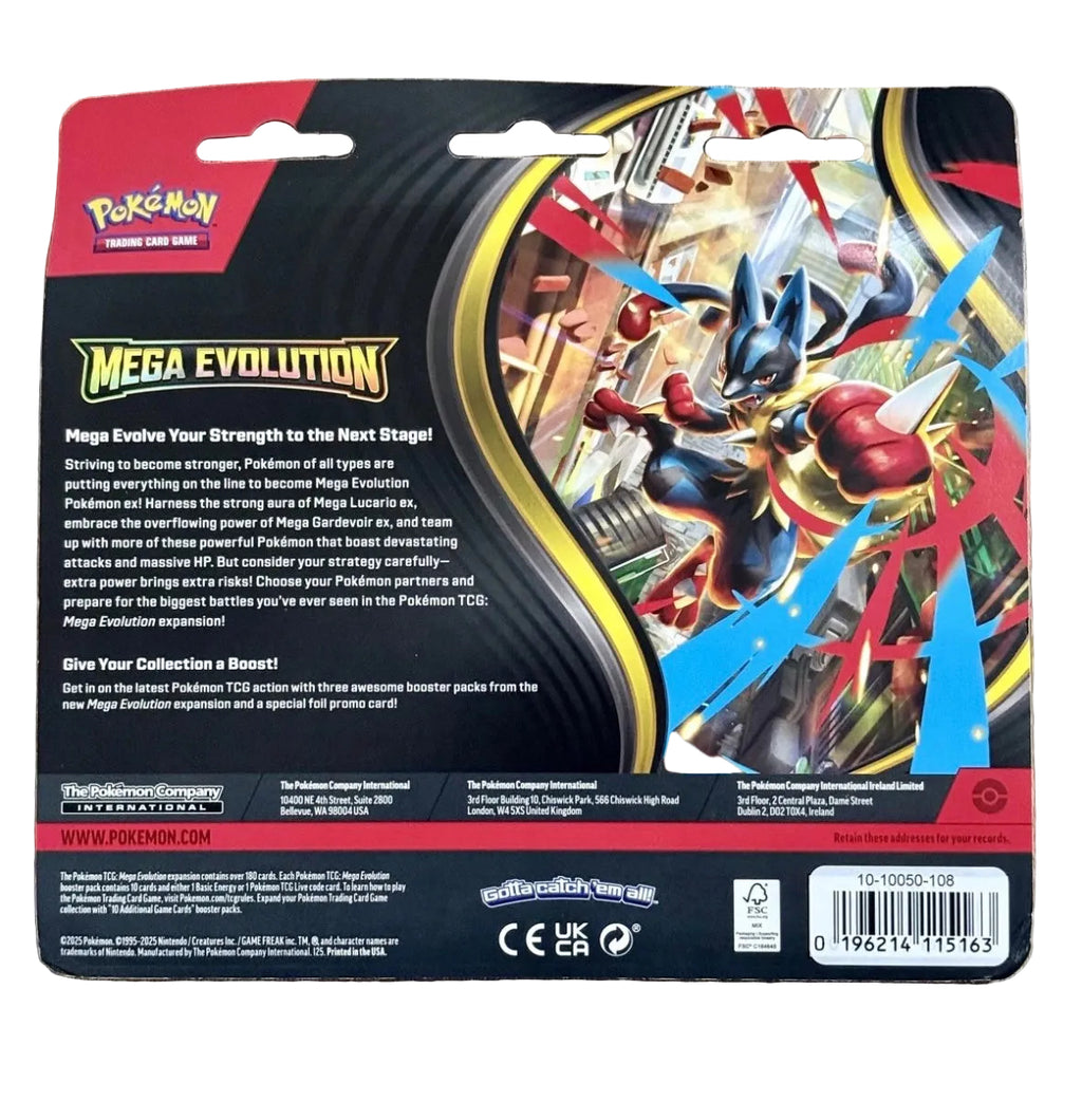 Pokémon TCG Mega Evolution Triple Pack Blister Pysduck