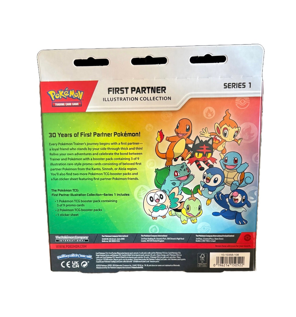 Pokémon TCG First Partner Illustration Collection Box Series 1