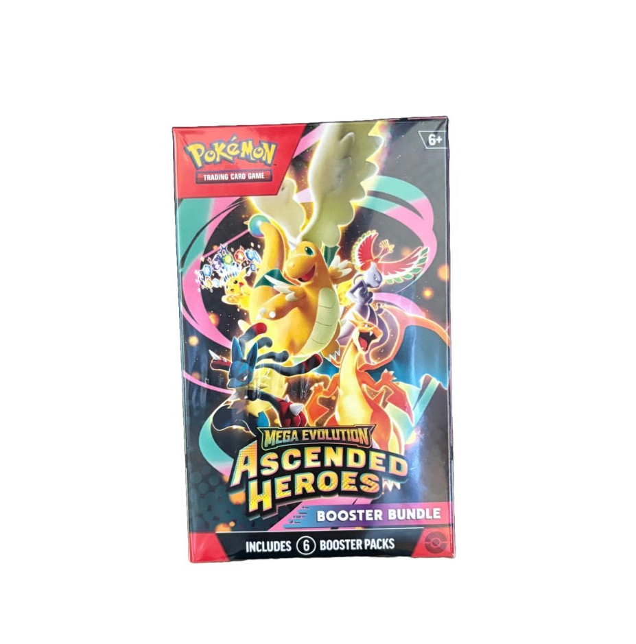 Pokémon Mega Evolution Ascended Heroes Booster Bundle (6 Packs)