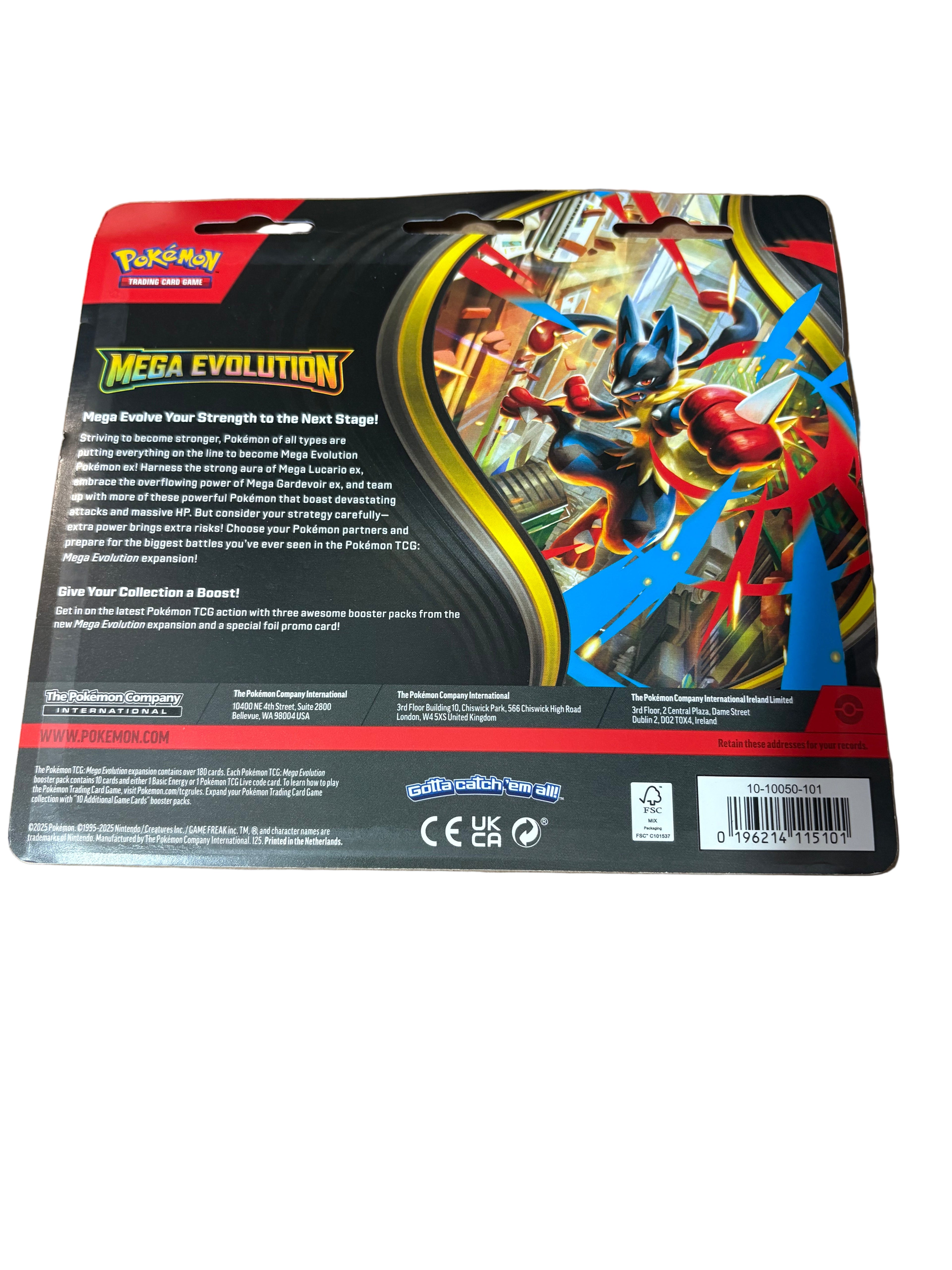 Pokemon TCG Mega Evolution Triple Blister Pack/3 Pack Blister - Golduck - Sealed