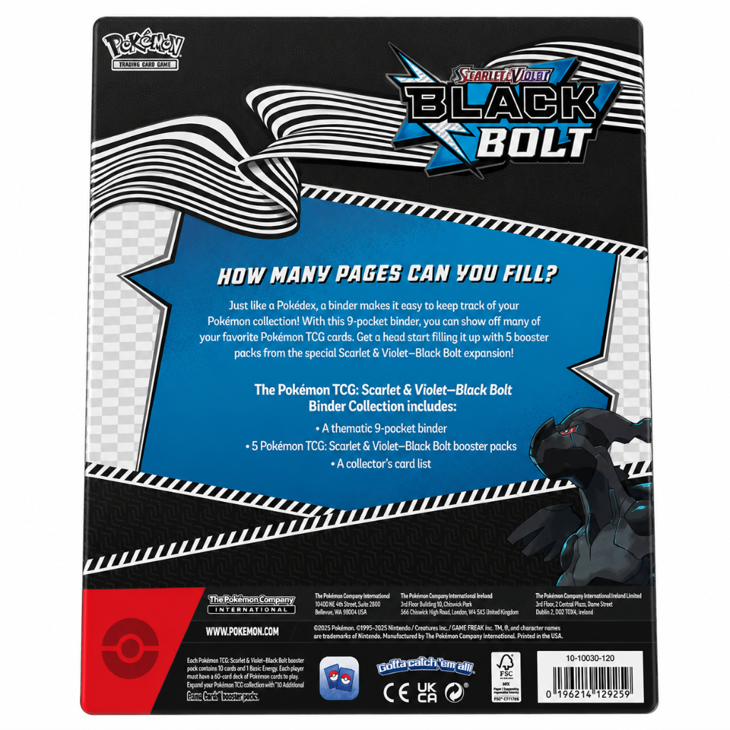 Pokemon Black Bolt Poster Collection
