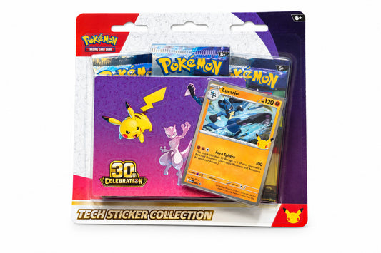 Pokemon 30th Anniversary Celebration Tech Sticker Collection Lucario
