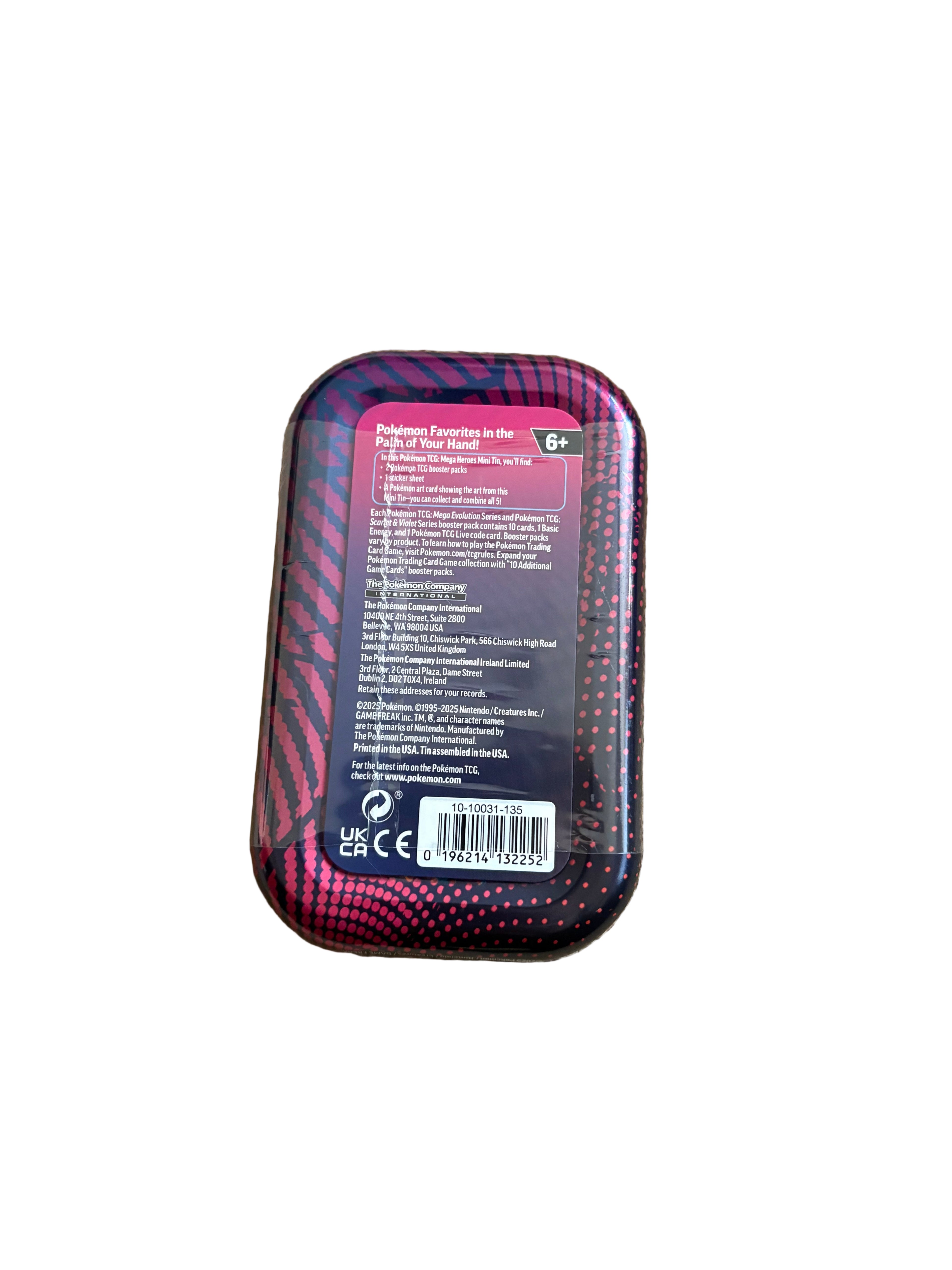 Pokemon Mega Evolution Mega Heroes Mini Tin — Mega Venusaur