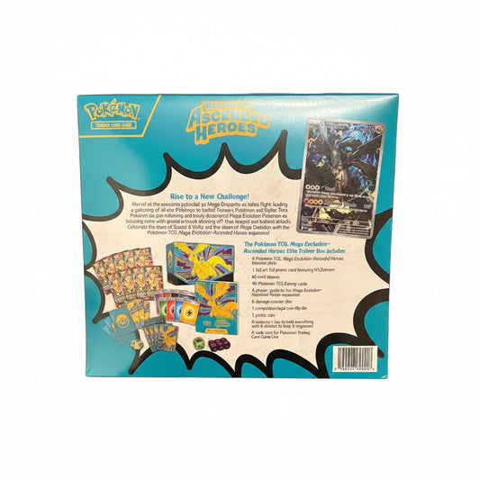 Pokemon TCG: Mega Evolutions Ascended Heroes - Elite Trainer Box (ETB)
