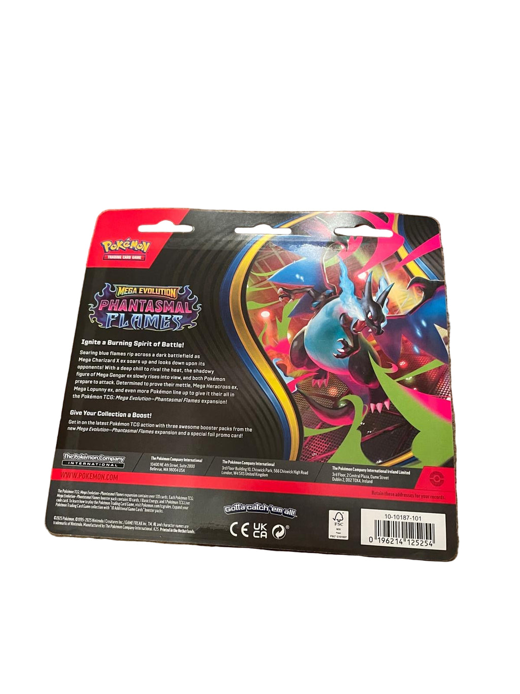 Pokemon TCG: Phantasmal Flames Triple Blister Pack (Sneasel) - New & Sealed