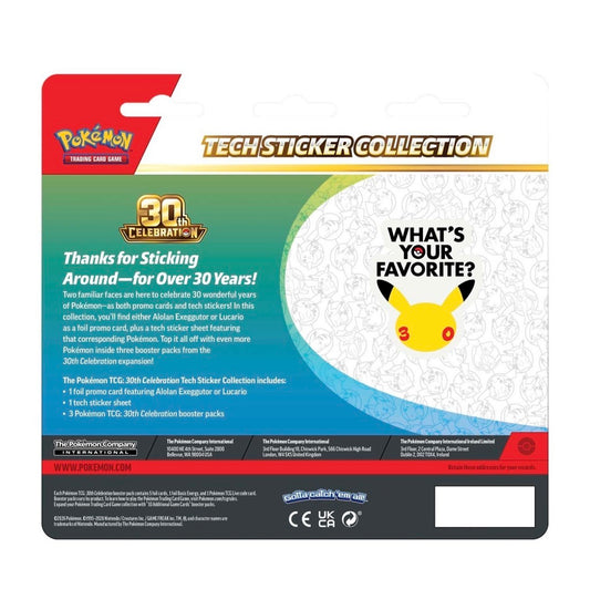 Pokemon 30th Anniversary Celebration Tech Sticker Collection Exeggutor (Presale)