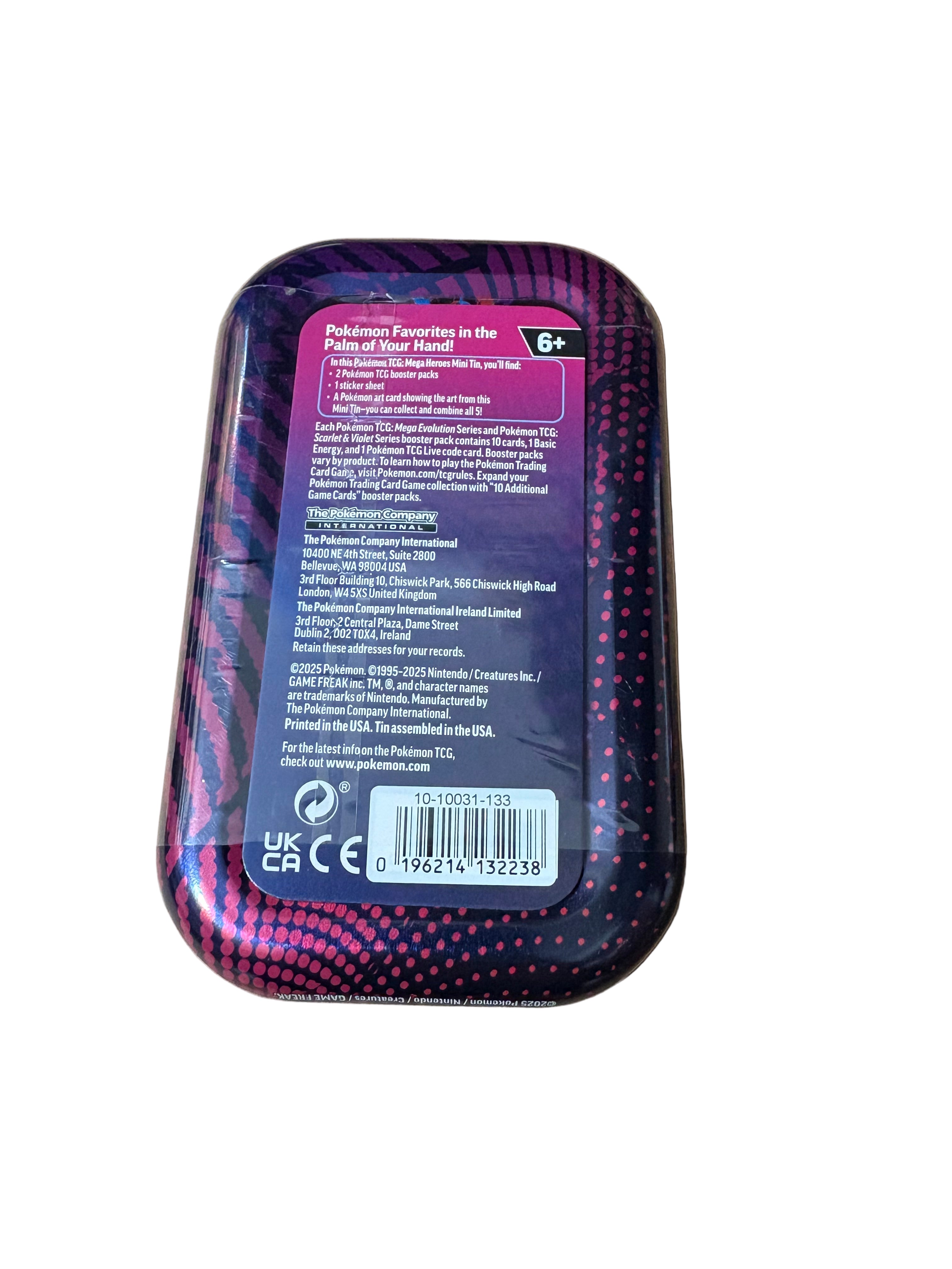 Pokemon Mega Evolution Mega Heroes Mini Tin — Mega Lucario