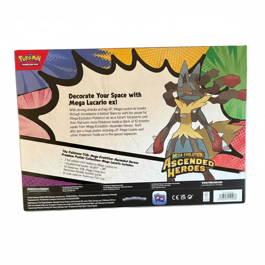 Pokémon: Ascended Heroes Premium Poster Collection: Mega Lucario EX