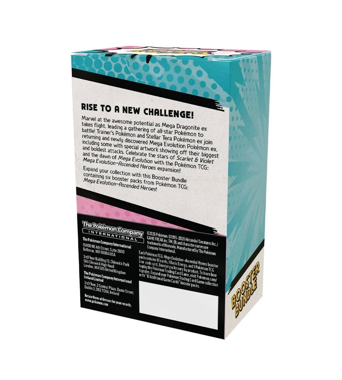 Pokémon Mega Evolution Ascended Heroes Booster Bundle (6 Packs)
