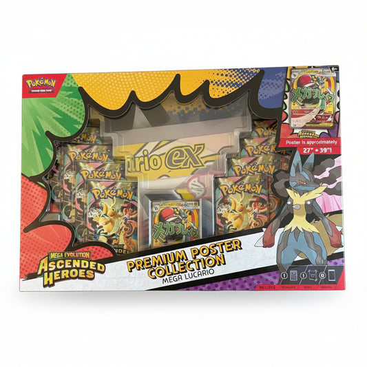Pokémon: Ascended Heroes Premium Poster Collection: Mega Lucario EX