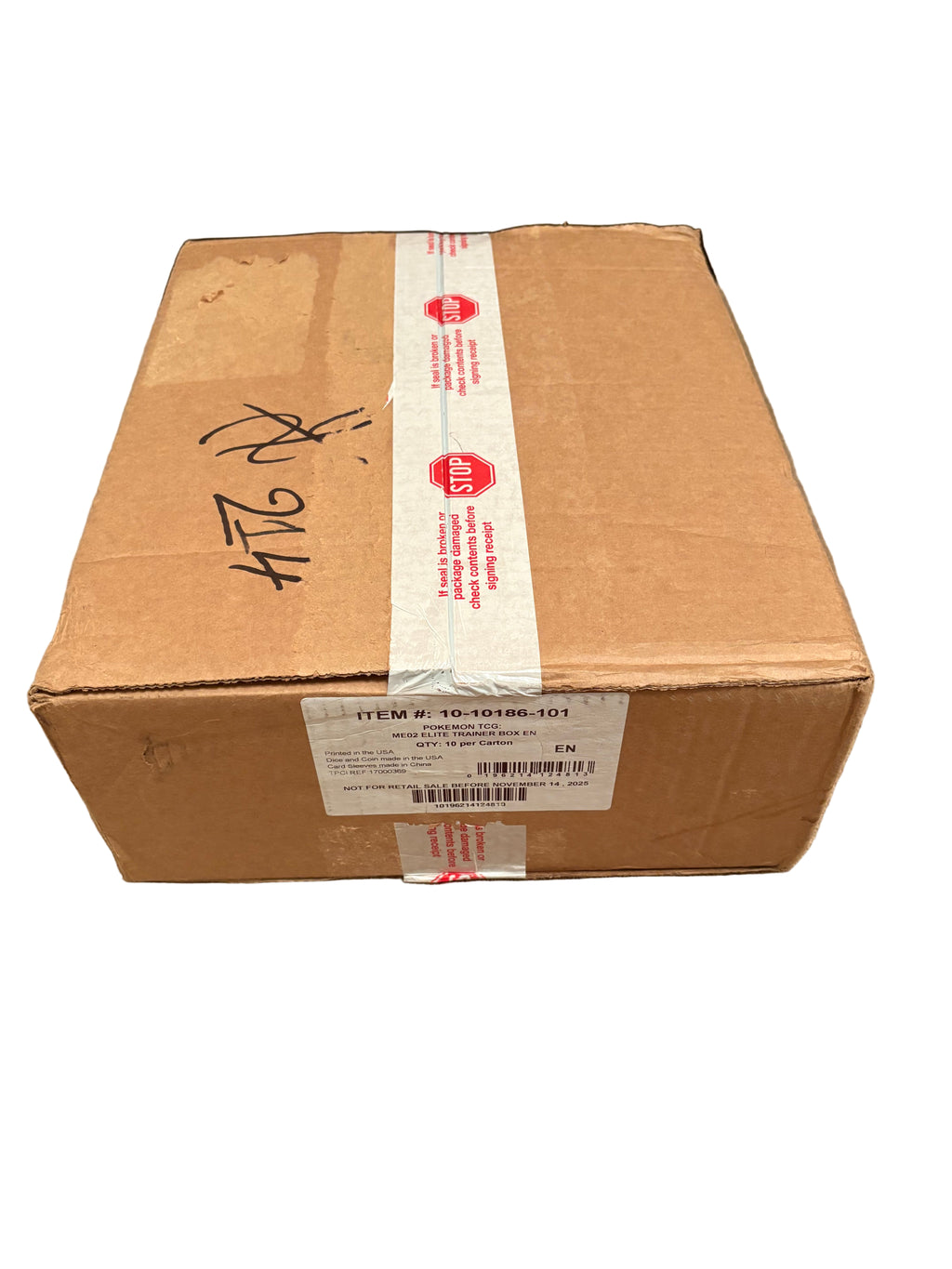 Pokemon phantasmal flames elite trainer box ETB sealed case - defect