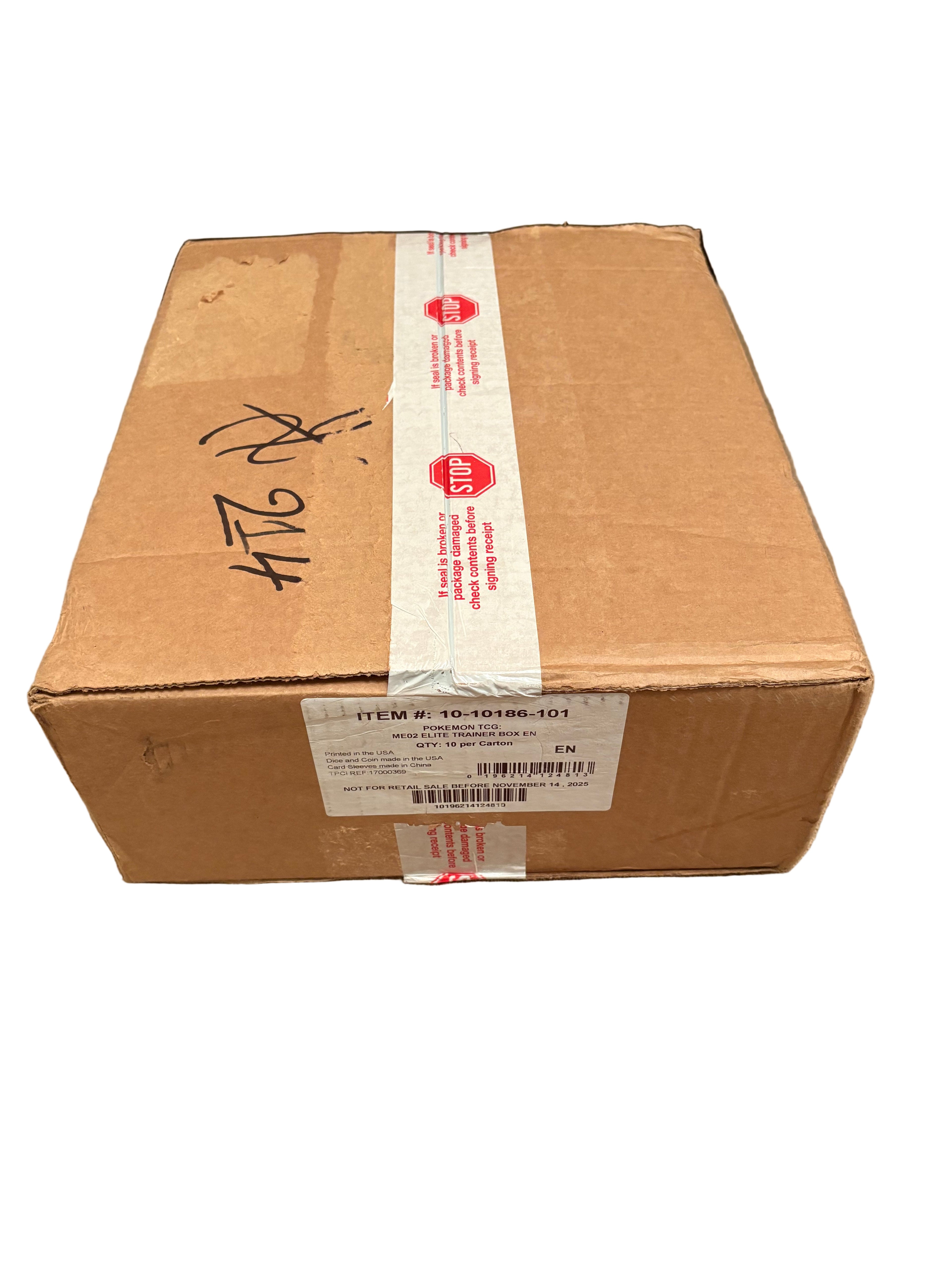 Pokemon phantasmal flames elite trainer box ETB sealed case - defect