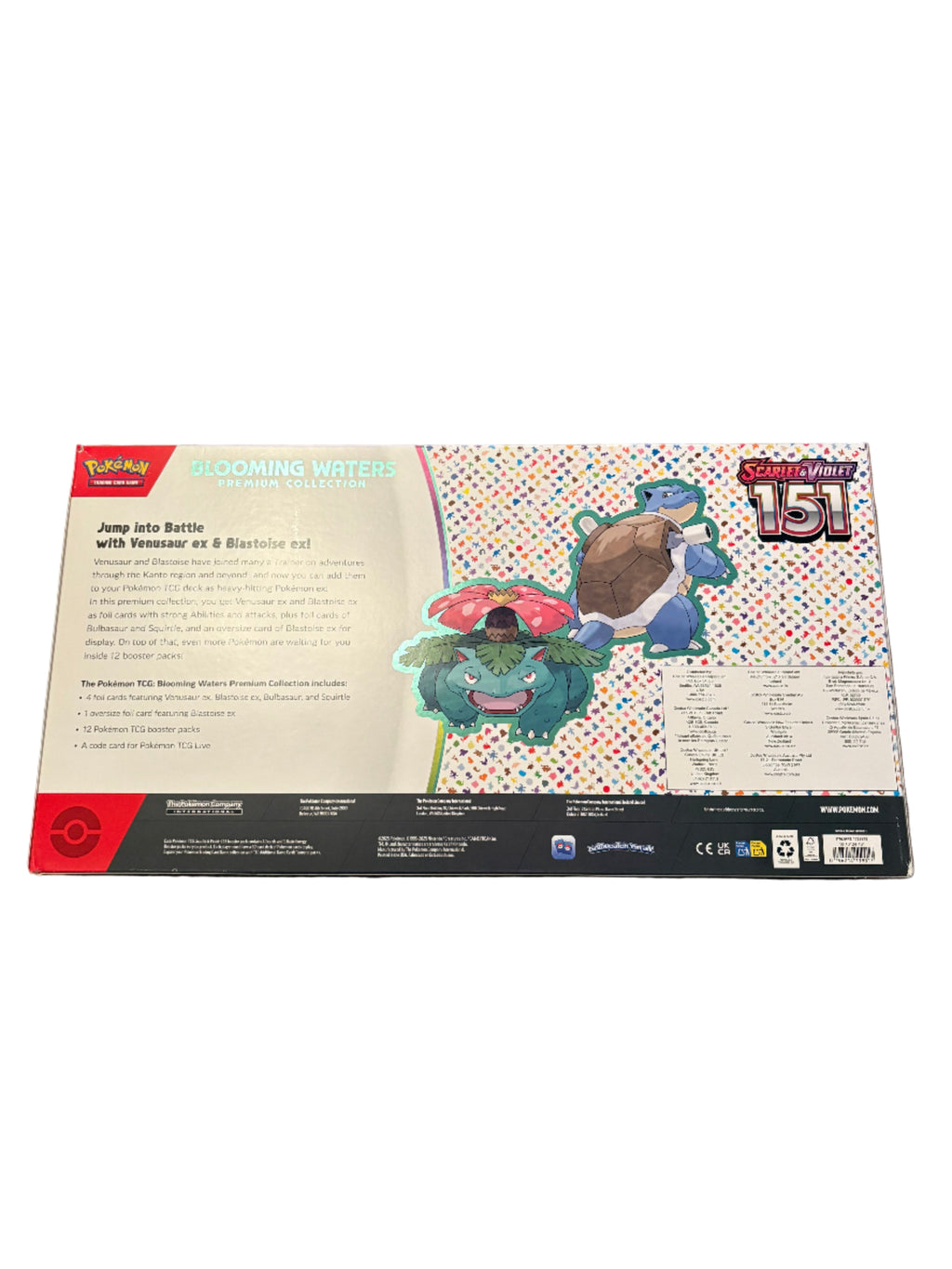 Pokemon 151 Blooming Waters Collection Box