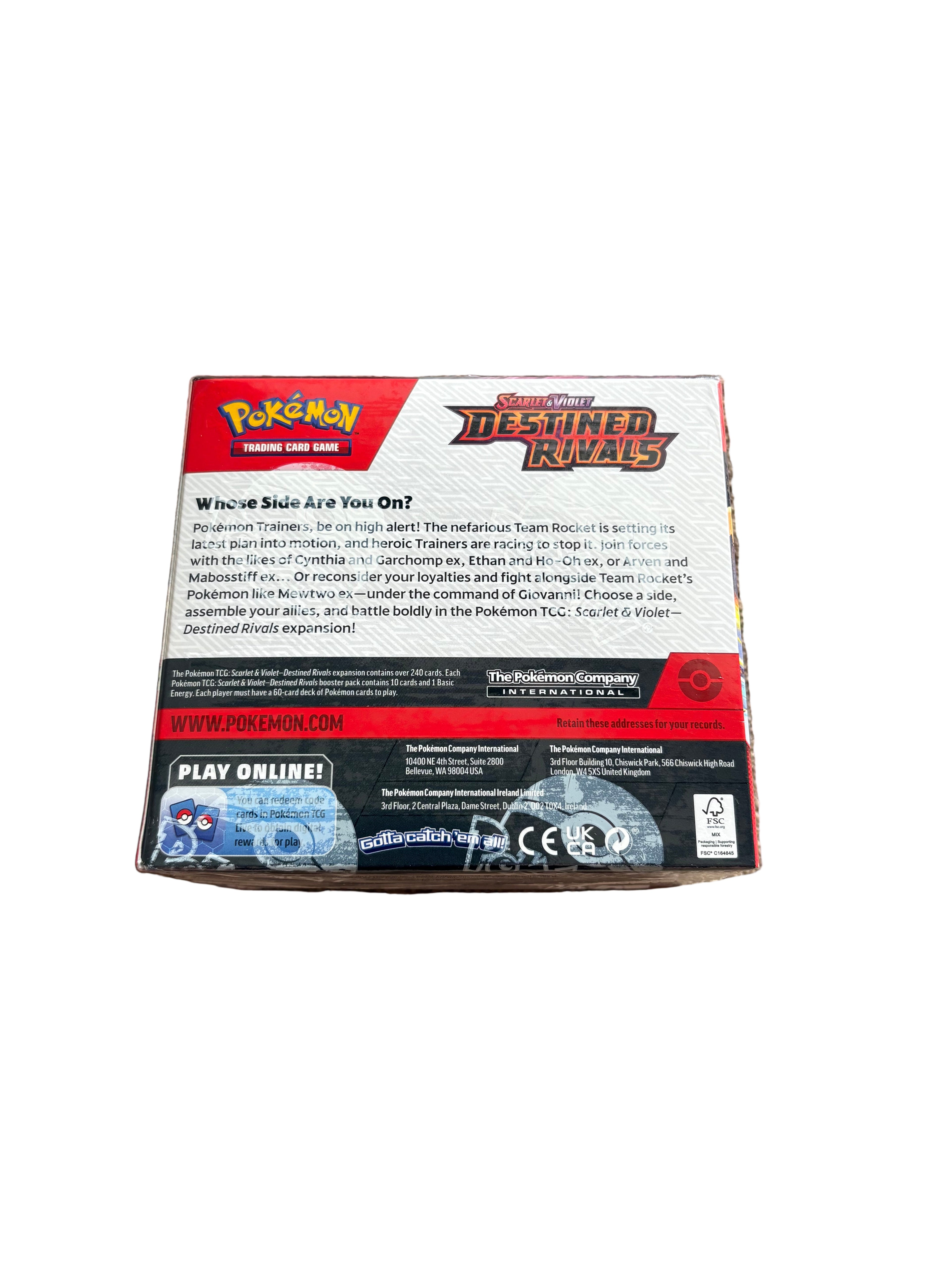 Pokemon Destined Rivals booster box