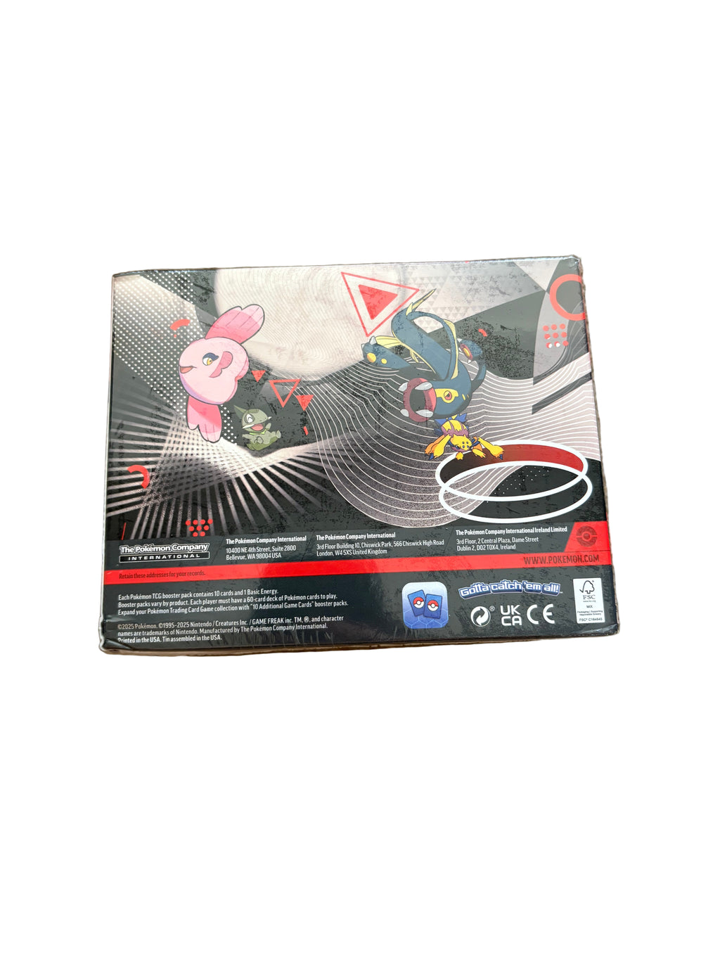 Pokemon Black Bolt and White Flare Sealed Tin Set