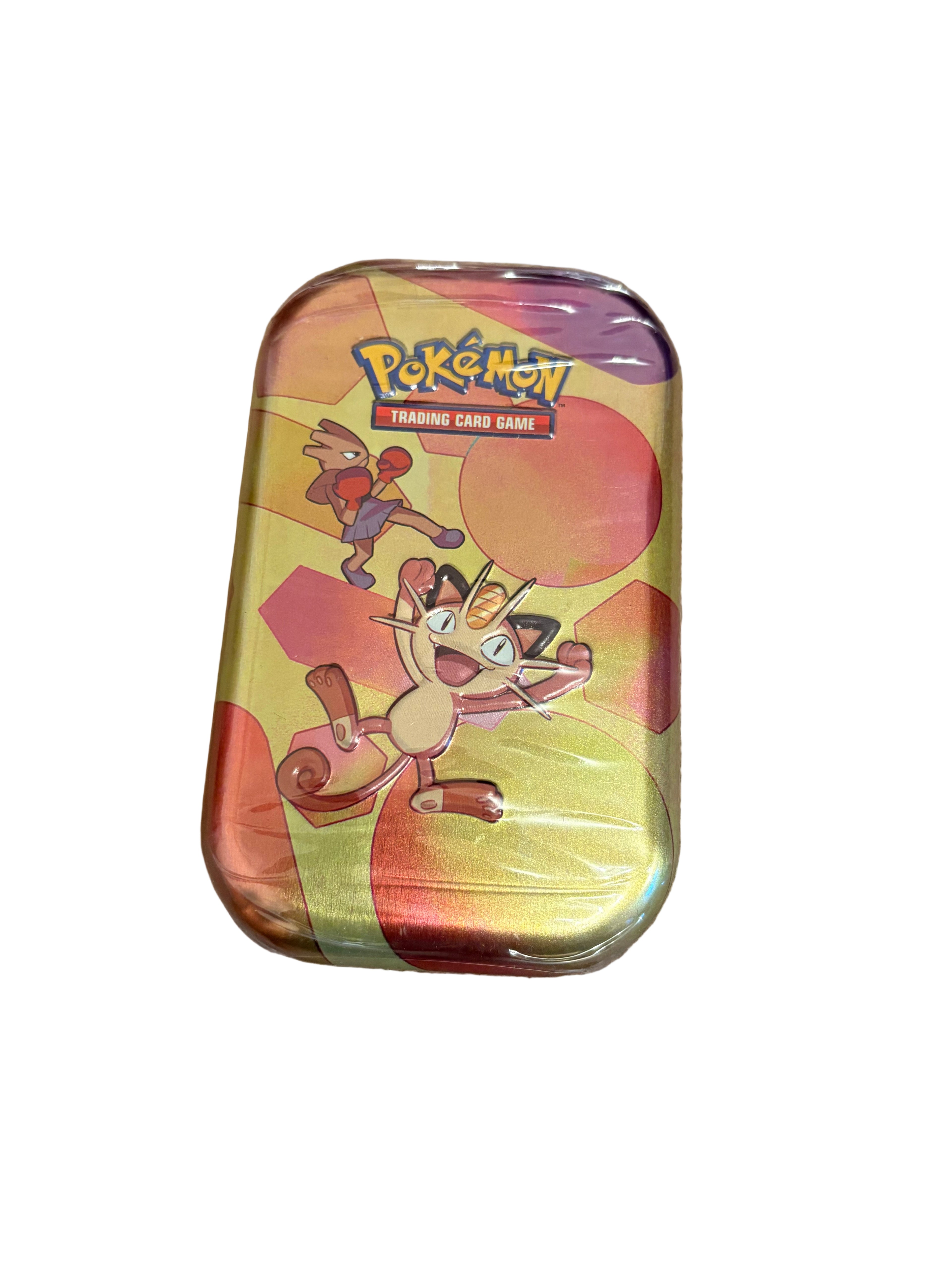 Pokémon TCG: Scarlet & Violet 151 Mini Tin – Meowth & Hitmonchan