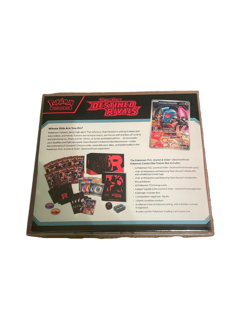 Pokemon Destined Rivals ETB Pokemon Centre - defect