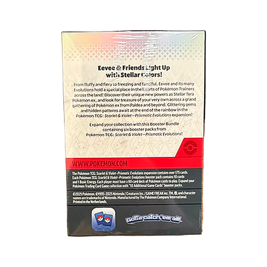 Pokemon Prismatic Evolution Booster Bundle